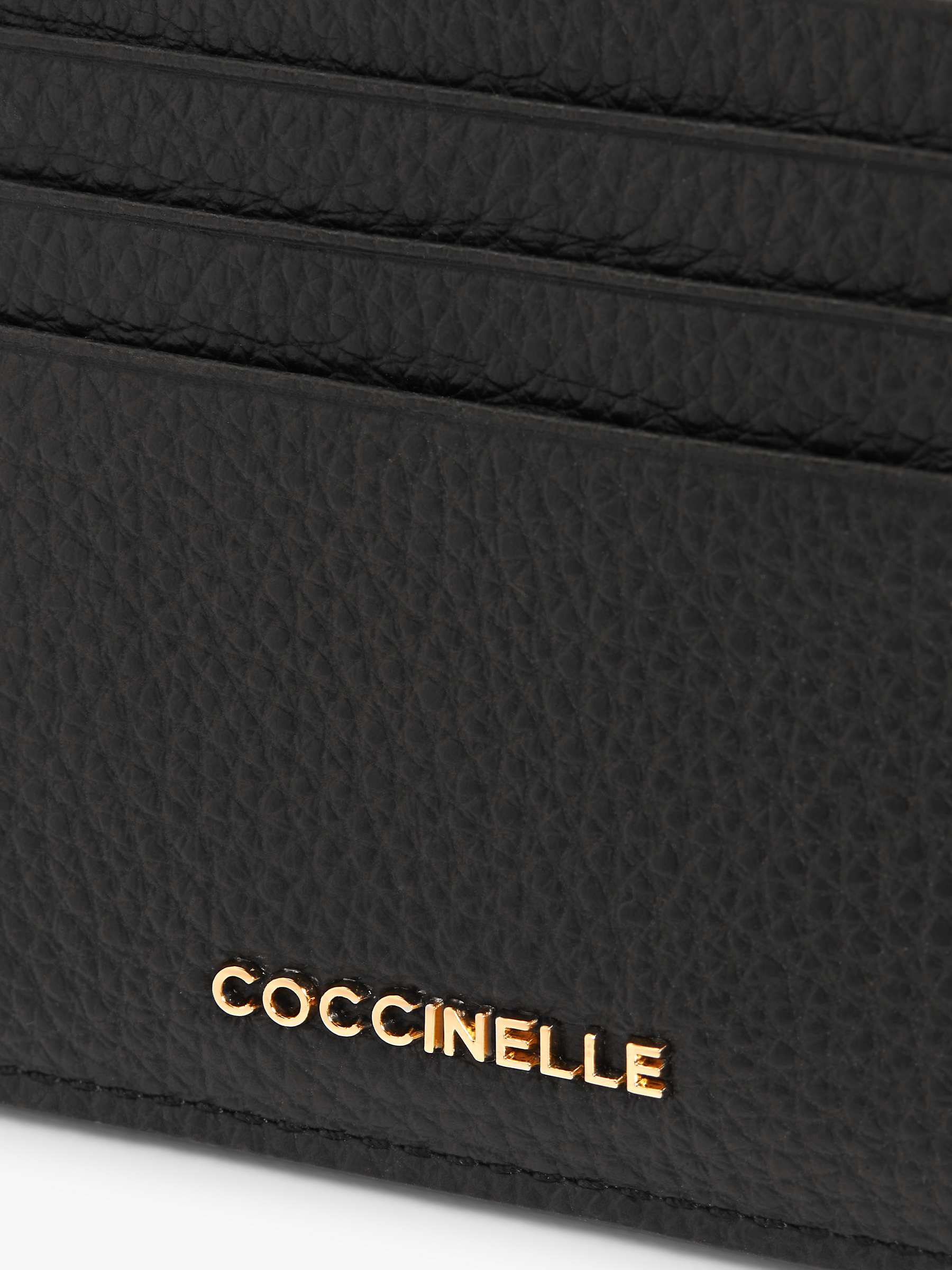 Buy Coccinelle Metallic Soft Leather Card Holder Online at johnlewis.com