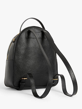 Coccinelle Lea Small Leather Backpack, Noir