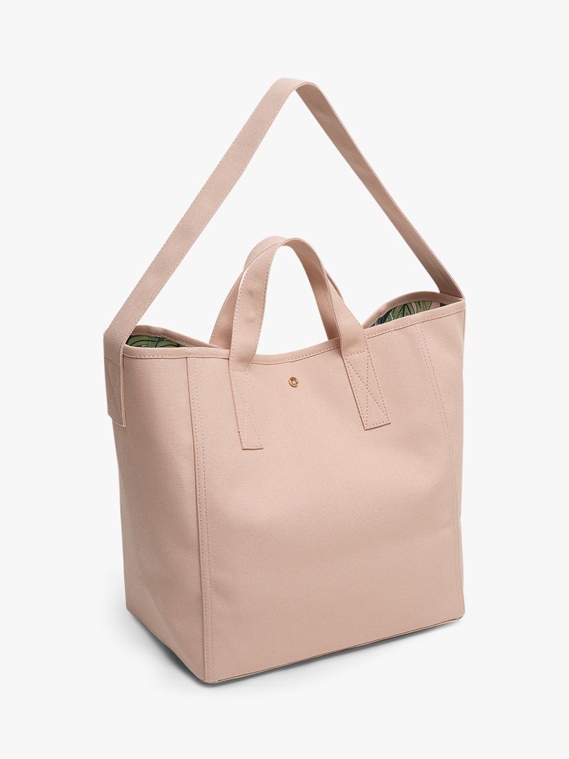 large pink beach bag