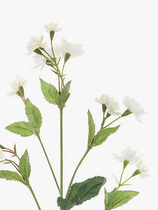 Floralsilk Artificial Astrantia Spray, White