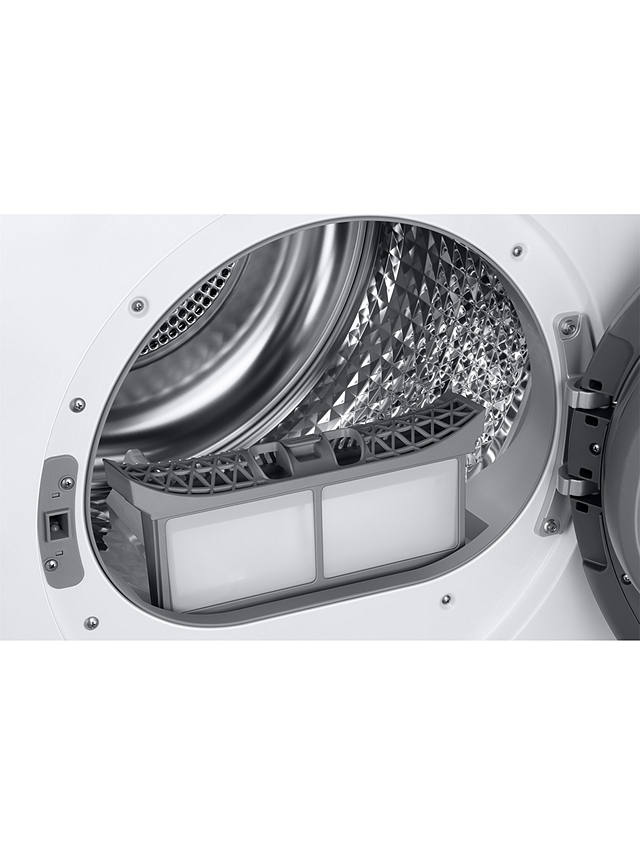 Buy Samsung Series 5 DV80TA020AE Freestanding Heat Pump Tumble Dryer, 8kg Load, White Online at johnlewis.com