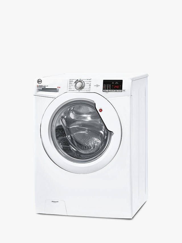 Buy Hoover H-Wash 300 H3W 482DE/1-80  Freestanding Washing Machine, 8kg Load, 1400rpm Spin, White Online at johnlewis.com