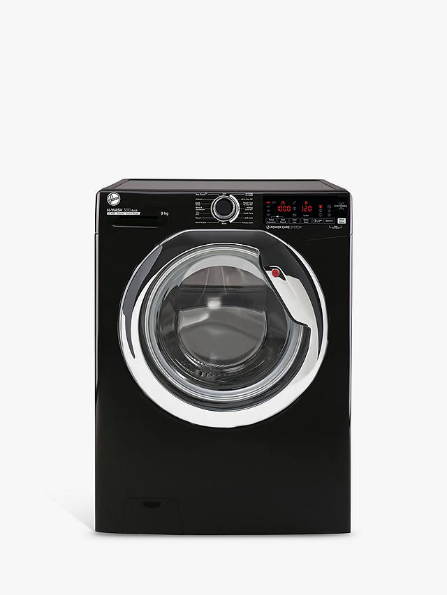 Buy Hoover H-Wash 300 H3WS 69TAMCBE-80 Freestanding Washing Machine, 9kg Load, 1600rpm Spin, Black Online at johnlewis.com