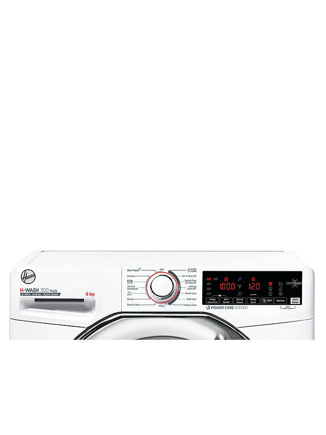 Buy Hoover H-Wash 300 69TAMCE-80 Freestanding Washing Machine, 9kg Load, 1600rpm Spin,White Online at johnlewis.com