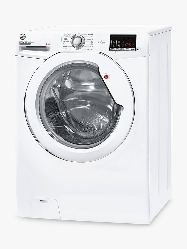Buy Hoover H-Wash 300 LITE H3W 492DE/1-80 Freestanding Washing Machine, 9kg Load, 1400rpm, White Online at johnlewis.com