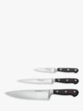 WÜSTHOF Classic Stainless Steel Cook's Knife, Utility & Paring Knife Set, 3 Piece