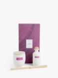 John Lewis & Partners Fig & Vetivert Scented Candle & Reed Diffuser Set