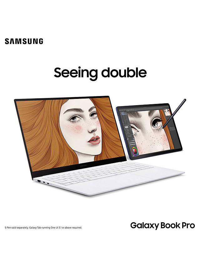 Buy Samsung Galaxy Book Pro 4G LTE Laptop, Intel Core i5 Processor, 8GB RAM, 256GB SSD, Wi-Fi + Cellular, 13.3" Full HD, Mystic Navy Online at johnlewis.com
