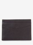 Barbour Amble Leather Card Holder, Dark Brown