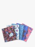 Visage Textiles Enchanted Wings Fat Quarter Fabrics, Pack of 5, Blue/Multi