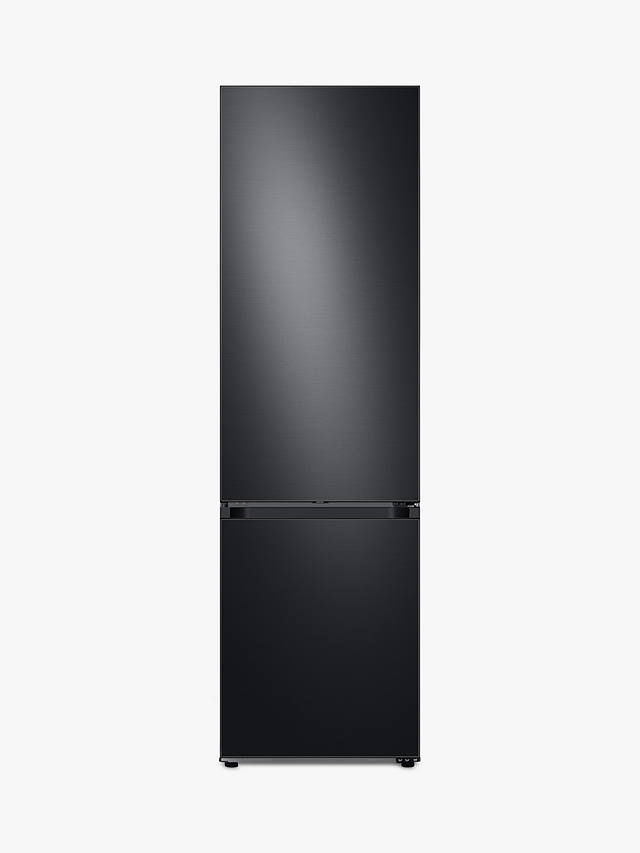 Buy Samsung Bespoke RB38A7B6BB1 Freestanding 70/30 Fridge Freezer, Stainless Black Online at johnlewis.com