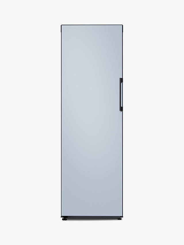 Buy Samsung Bespoke RZ32A74A548 Freestanding Freezer, Satin Sky Blue Online at johnlewis.com