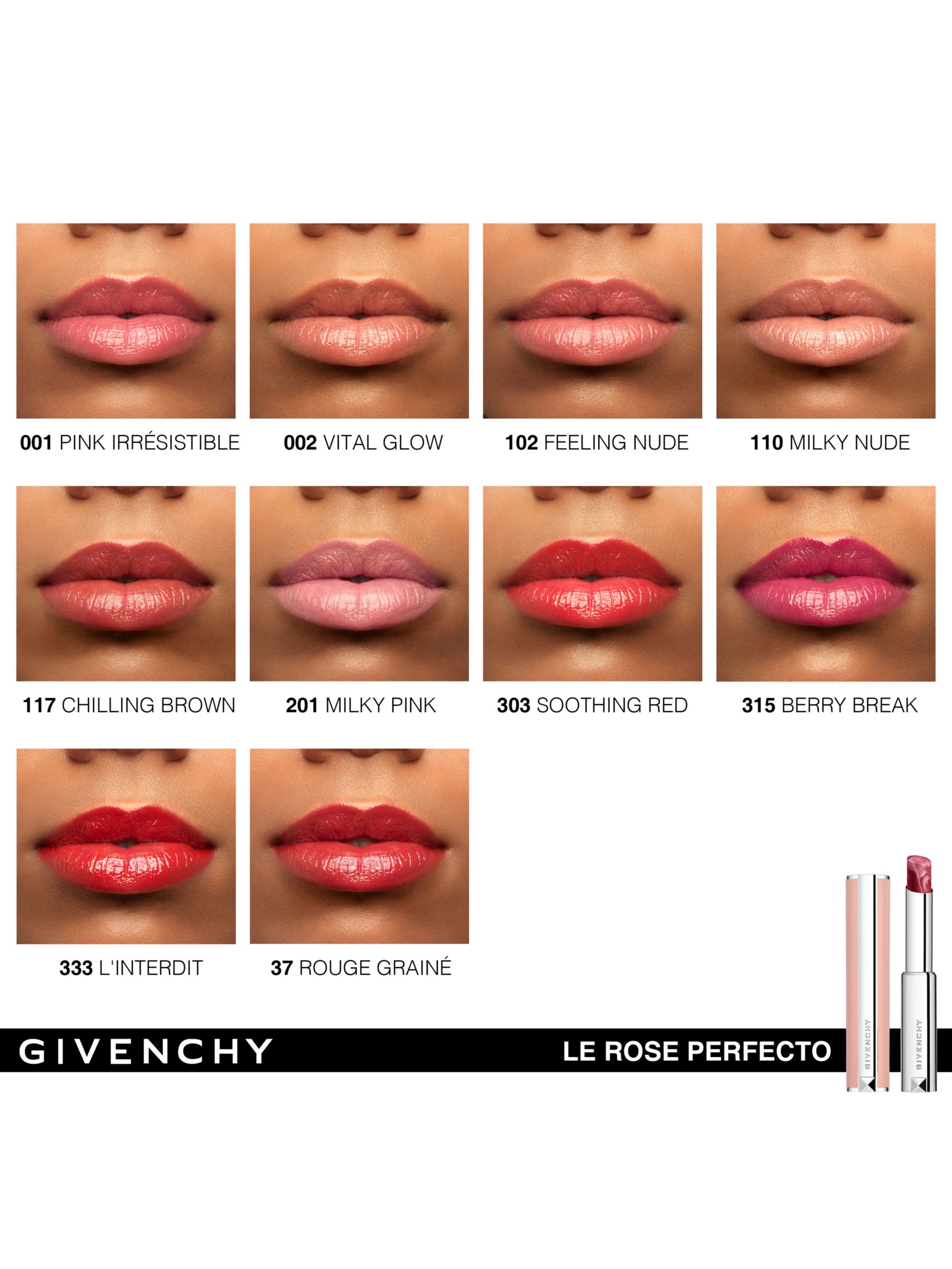 Givenchy Rose Perfecto Beautifying Lip Balm, N001 Pink Irrésistible 5