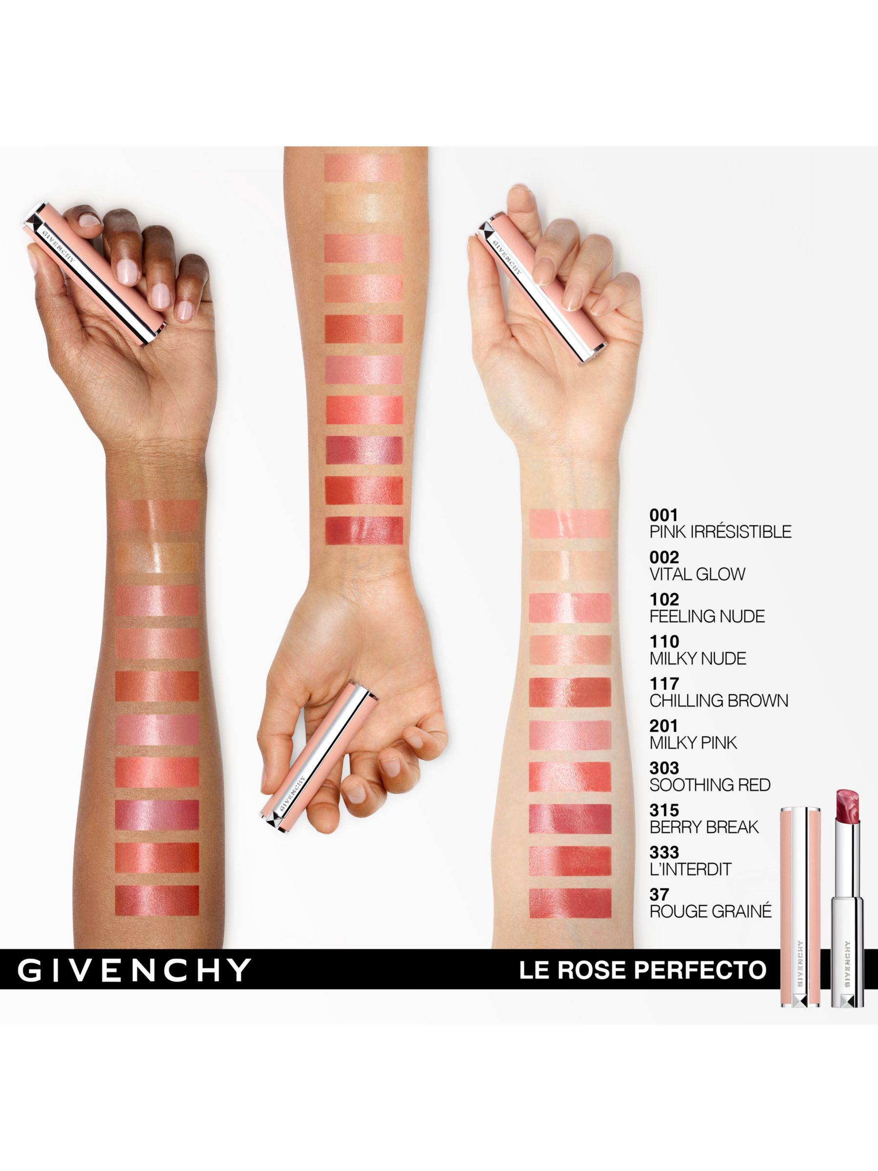 Givenchy Rose Perfecto Beautifying Lip Balm, N001 Pink Irrésistible 6
