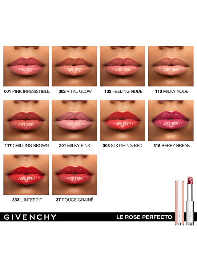 Givenchy Rose Perfecto Beautifying Lip Balm, N110 Milky Nude 5