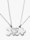 We Love Mummy Jigsaw Heart Necklace