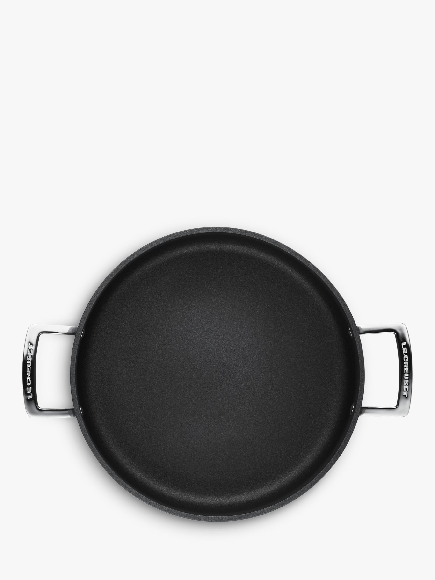 LE CREUSET - Toughened Non-Stick aluminium sauté pan with glass