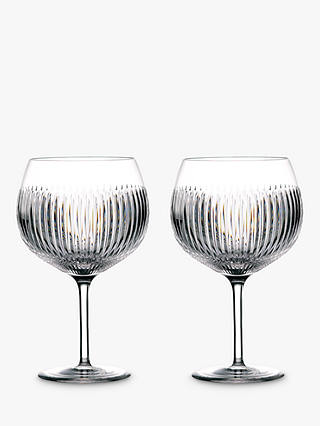 Waterford Crystal Gin Journeys Aras Cut Glass Balloon Glasses, Set of 2, 550ml, Clear