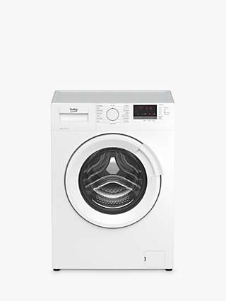 Beko WTL84151W Freestanding Washing Machine, 8kg Load, 1400rpm, White
