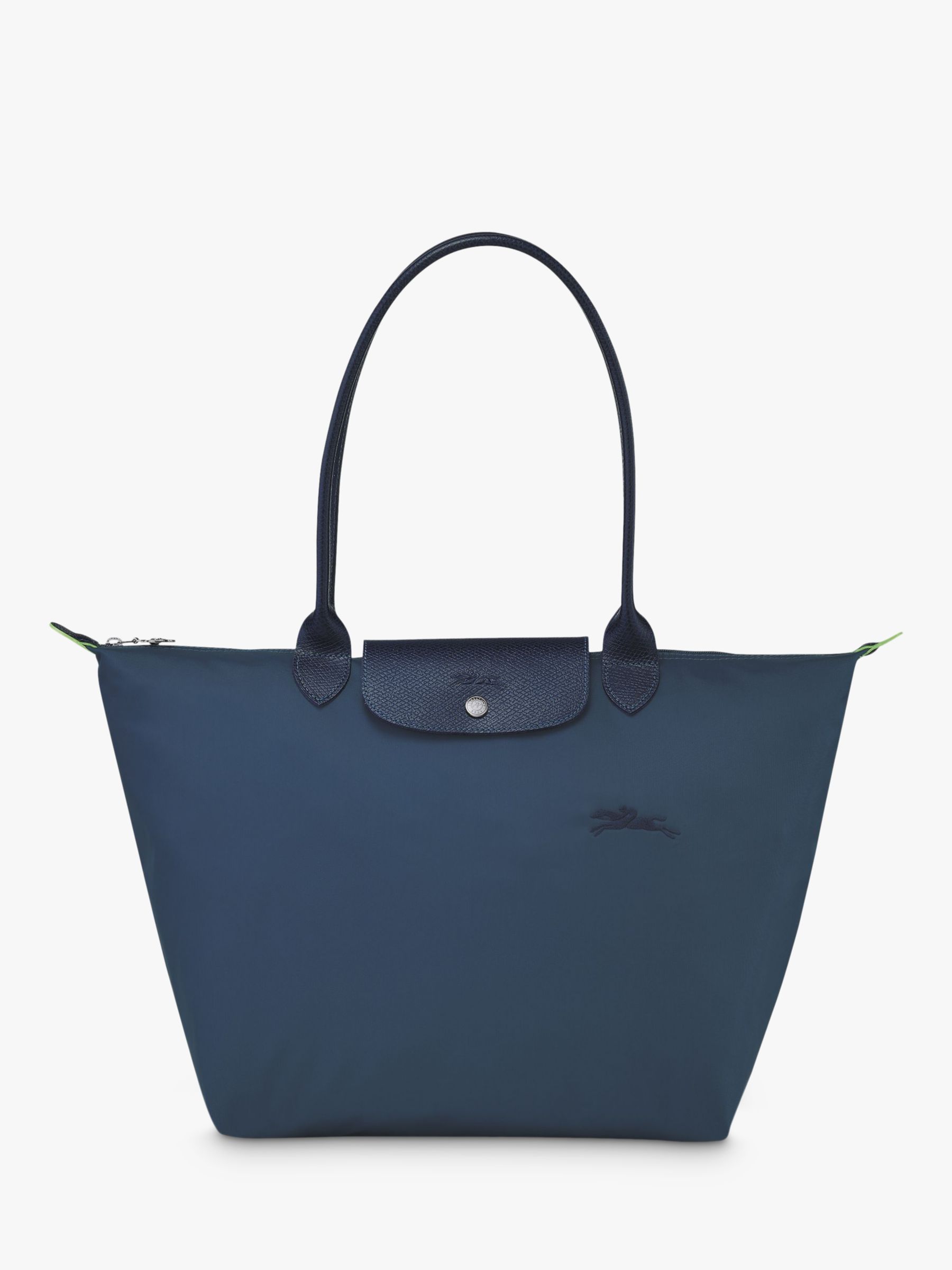 Longchamp Le Pliage Green Recycled Canvas Large Shoulder Bag, Ocean at ...