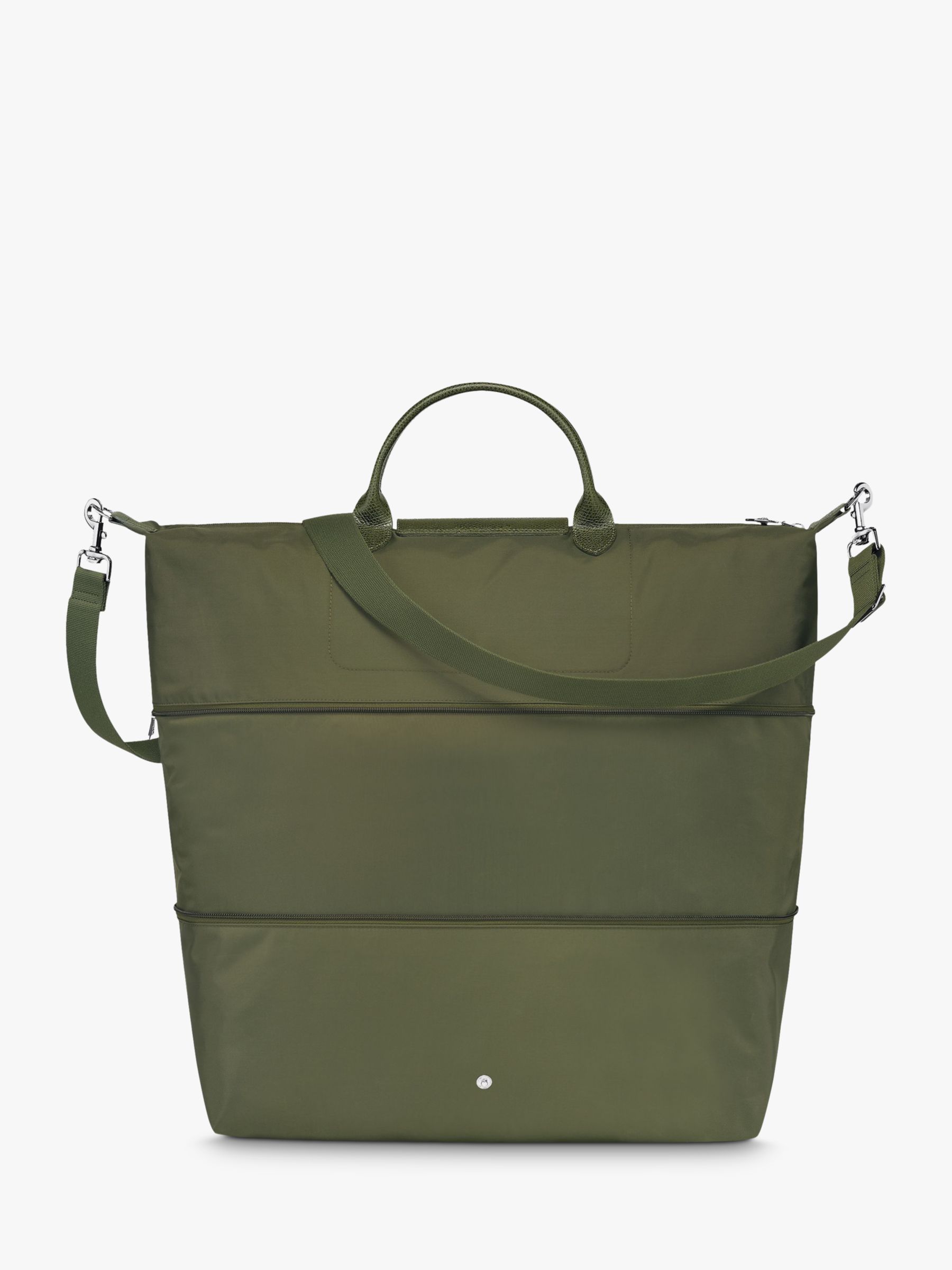 Buy Longchamp Le Pliage Green Recycled Canvas Expandable Travel Bag Online at johnlewis.com