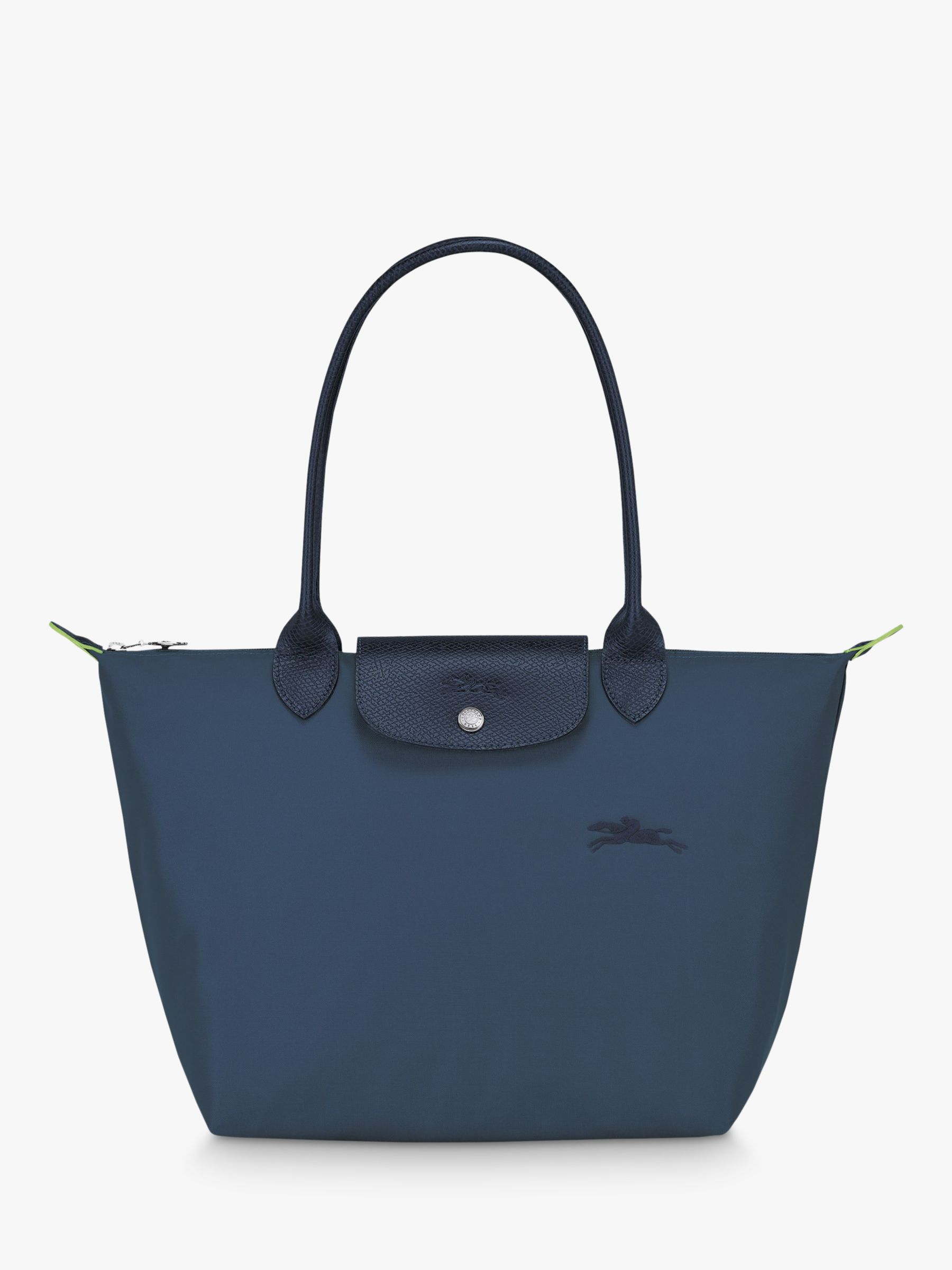 Longchamp Le Pliage Green Recycled Canvas Small Shoulder Bag, Ocean at ...