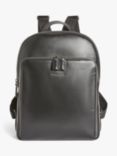 Longchamp Baxi Leather Backpack, Black