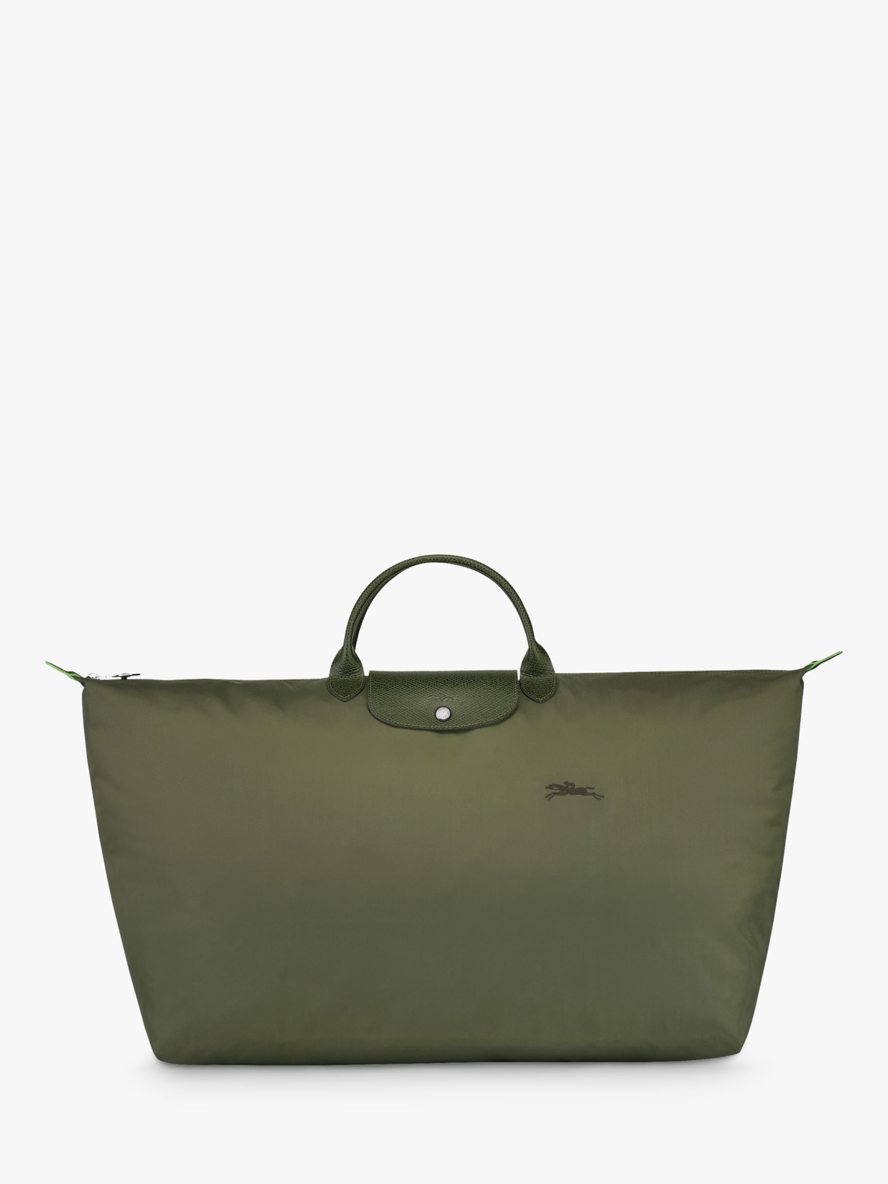 Longchamp Le Pliage Green Recycled Canvas XL Travel Bag, Forest at John