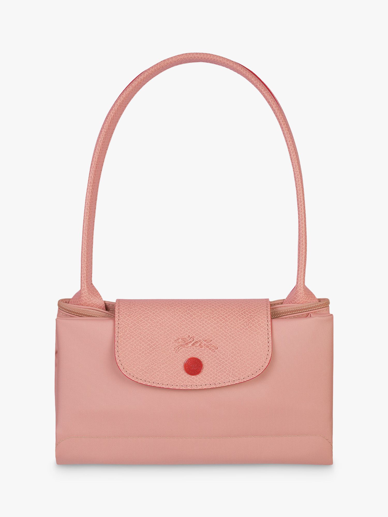 Longchamp Le Pliage Club Small Shoulder Bag, Pink at John Lewis & Partners