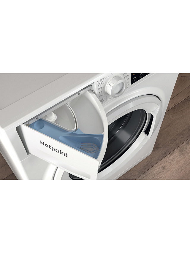 Hotpoint NSWM944CWUKN Freestanding Washing Machine, 9kg Load, 1400rpm Spin, White