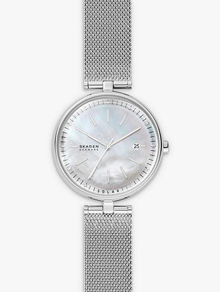 Skagen Women's Karolina Date Mesh Bracelet Strap Watch
