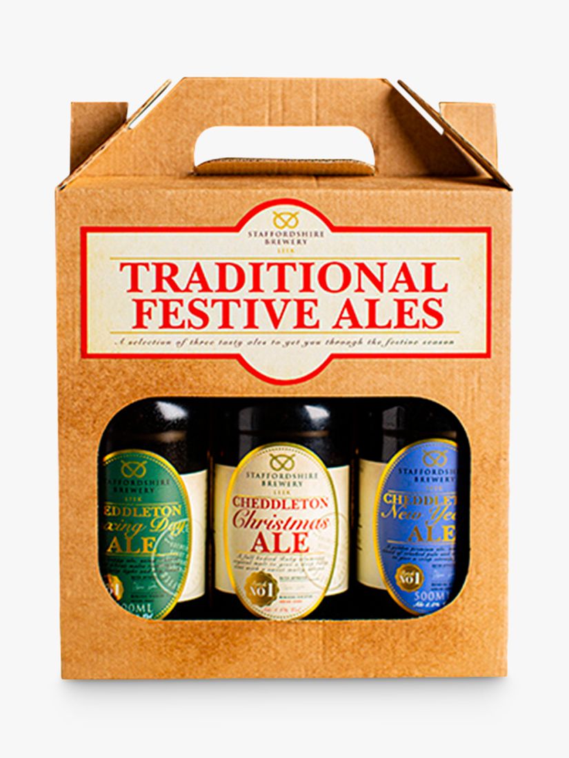 Cottage Delight Traditional Festive Ales, 3x 500ml