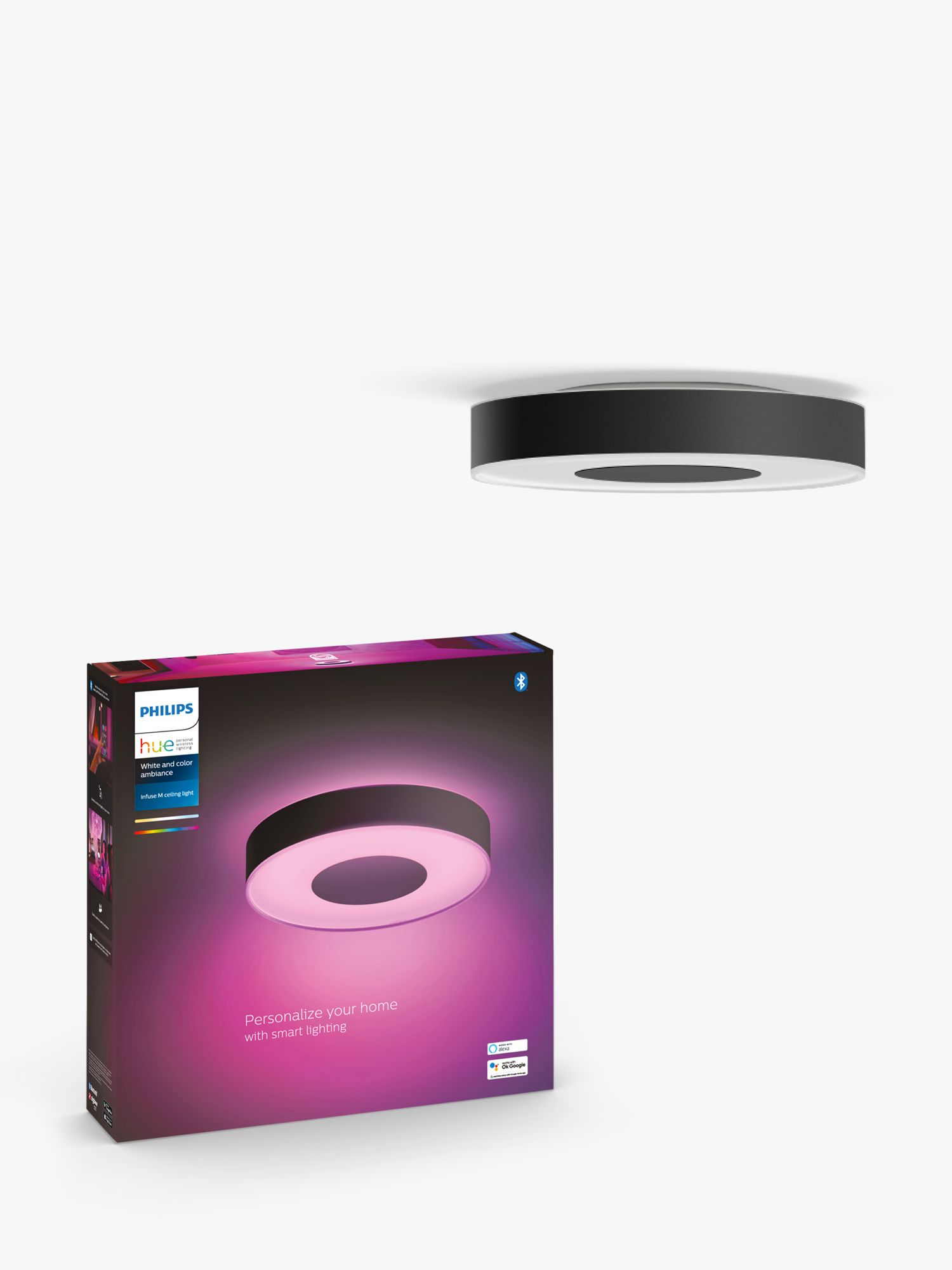 Photo of Philips hue infuse led smart semi flush ceiling light