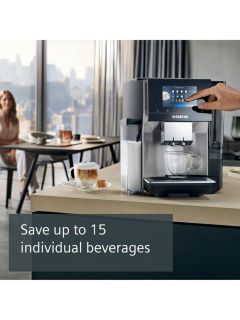  Siemens EQ.700 TQ703GB7 Wifi Connected Bean to Cup Coffee  Machine - Black / Silver : לבית ולמטבח