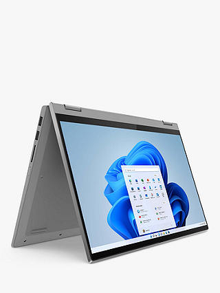 Lenovo Flex 5i Laptop, Intel Core i3 Processor, 4GB RAM, 128GB SSD, 14" Full HD, Platinum Grey