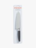 John Lewis ANYDAY Soft Grip Stainless Steel Santoku Knife, 17cm