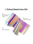 Cricut Smart Iron on Heat Transfer Vinyl, 13 inches x 3 ft, Holographic