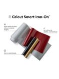 Cricut Smart Iron on Heat Transfer Vinyl, 13 inches x 3 ft, Silver