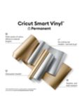Cricut Permanent Smart Vinyl, 13 Inches x 3 ft, Silver