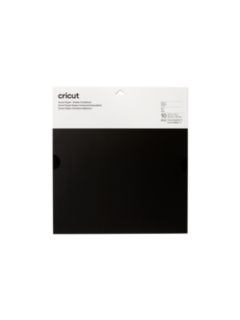 Cricut Smart Paper Sticker Cardstock, Pack of 10, 13 x 13 inches, Black
