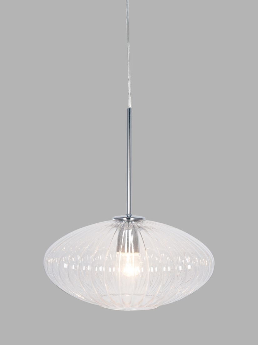 Photo of Pacific lifestyle ribbed glass oval ceiling light