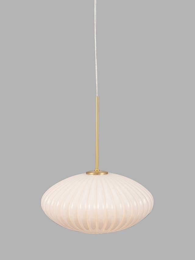 Pacific Lifestyle Ribbed Glass Oval, Oval Ceiling Light Fixture