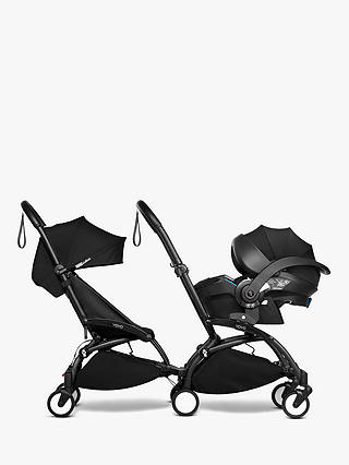BABYZEN YOYO Connect Stroller Frame Extension Kit and 6+ Colour Pack, Black