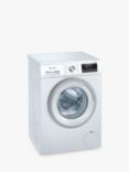 Siemens iQ300 WM12N202GB Freestanding Washing Machine, 8kg Load, 1200rpm Spin, White