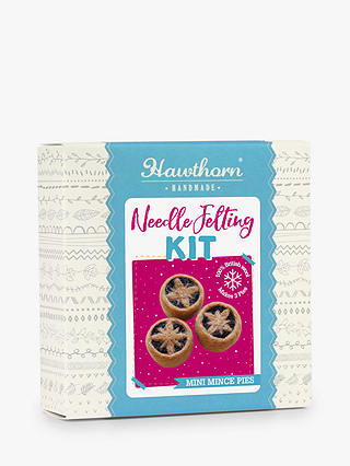 Hawthorn Handmade Mince Pie Needle Felting Kit