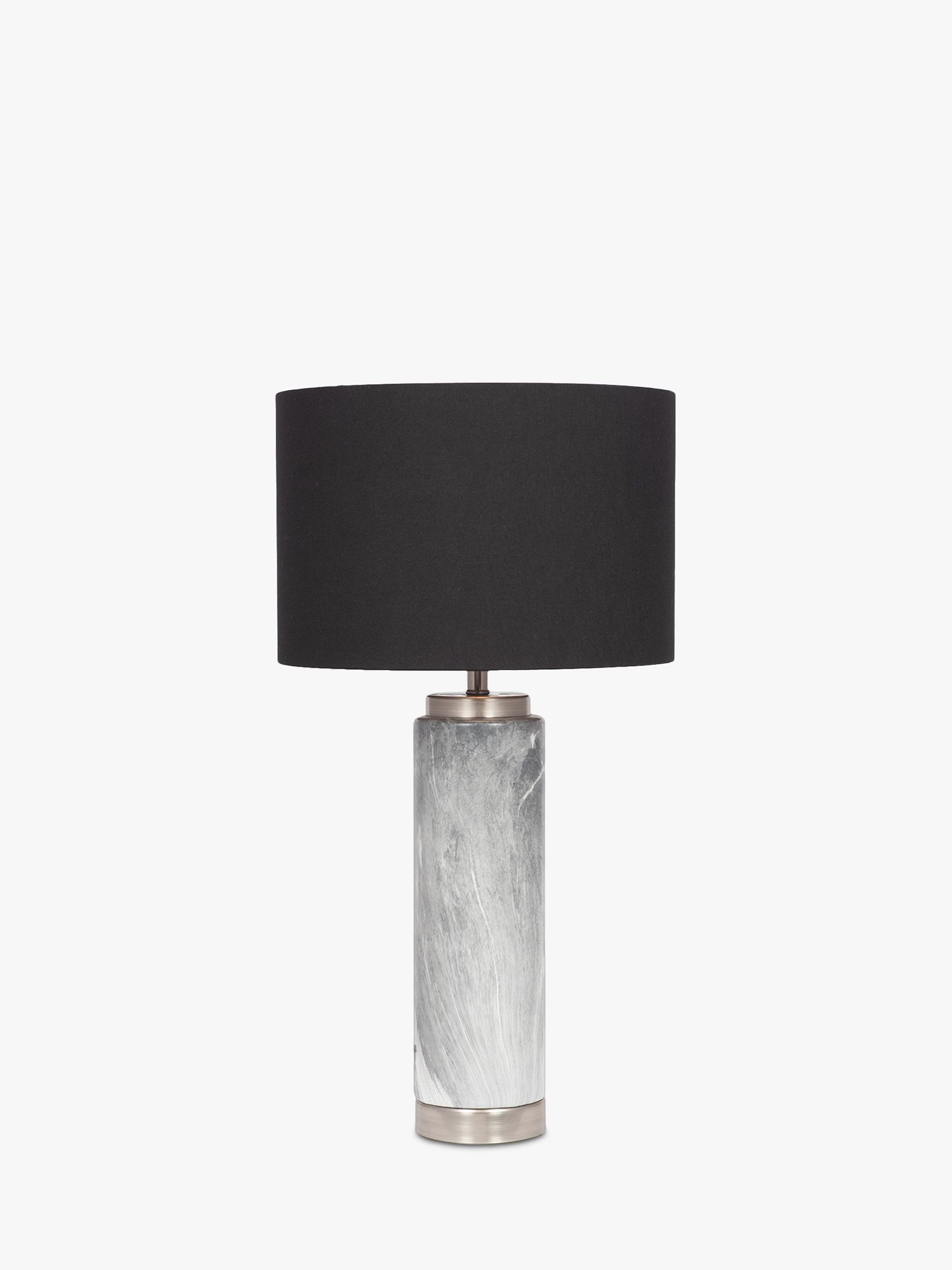 Photo of Pacific lifestyle tall mable effect table lamp grey