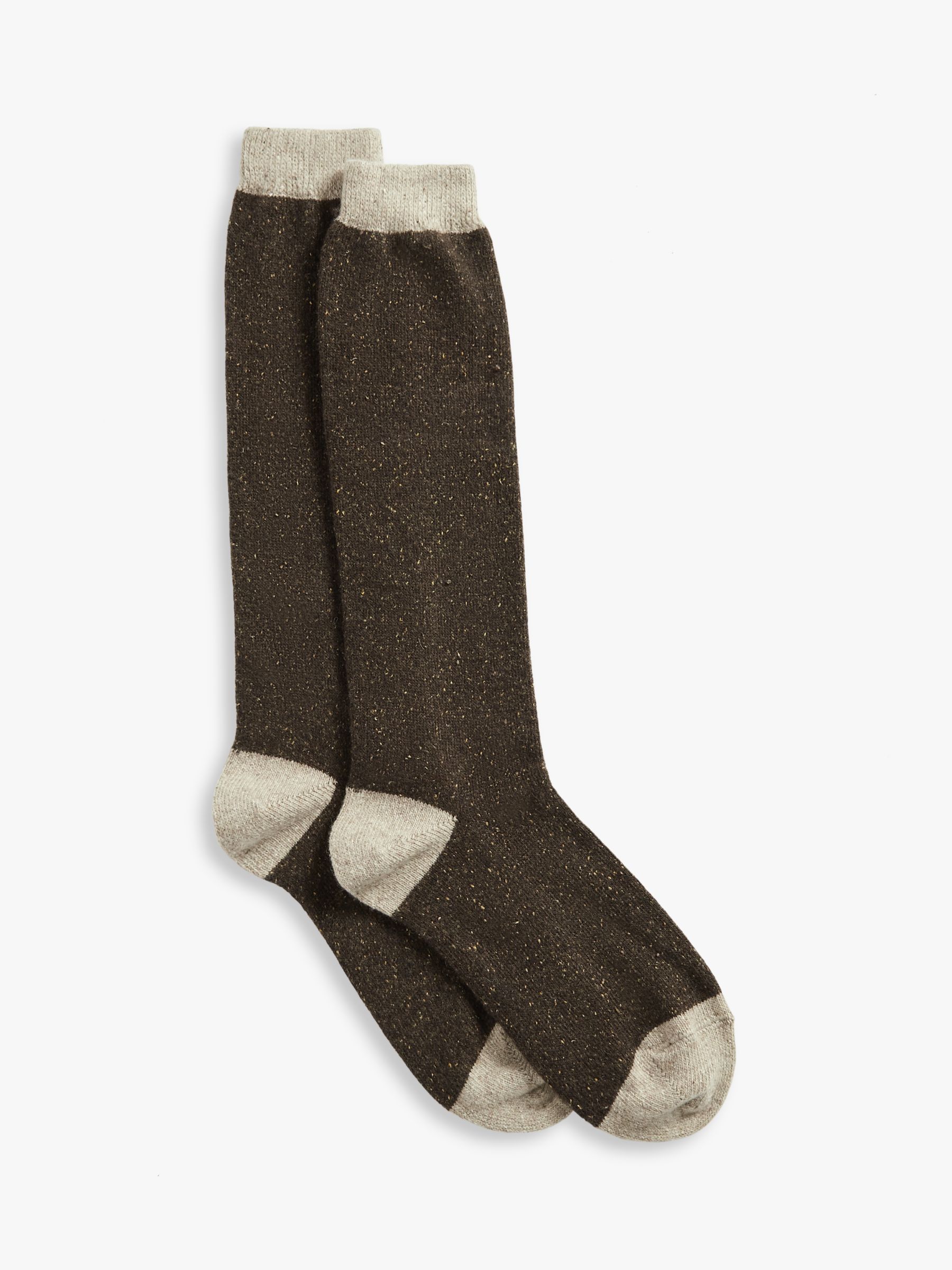 John Lewis & Partners Women's Wool and Silk Mix Knee High Socks ...