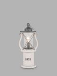 Pacific Victorian Wooden Lantern Table Lamp, White