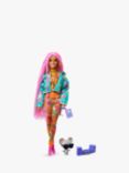 Barbie Extra Doll with Pink Braids