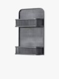 John Lewis Maki Wall-Mounted Metal Shelf Unit, Black